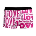 thumbnail image 4 of Mens Red Lip Boxers Funny Novelty Underwear Valentine's Day Comfort Breathable Soft Underpants Pink XXL, 4 of 4