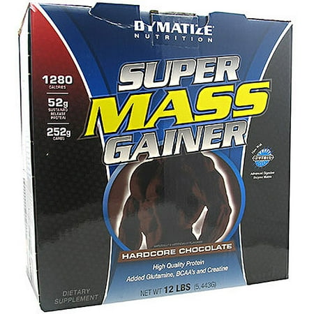 Dymatize Super Mass Gainer Hardcore Chocolate 12 Lbs (5443 G)