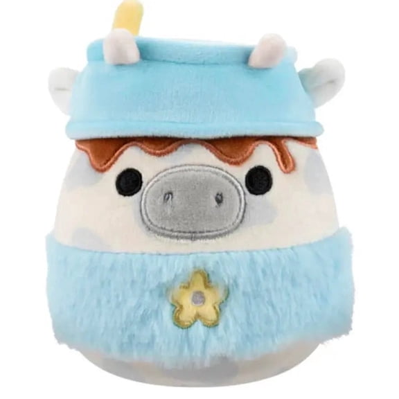 Squishmallows Mustafa the Spotted Cow Original 8-Inch Easter A Squad Plush Stuffed Animal Toy