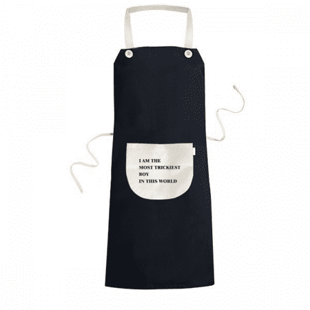 

I Am The Trickiest Boy Art Deco Fashion Apron Bib Sarong Cooking Baking Kitchen Pocket Pinafore