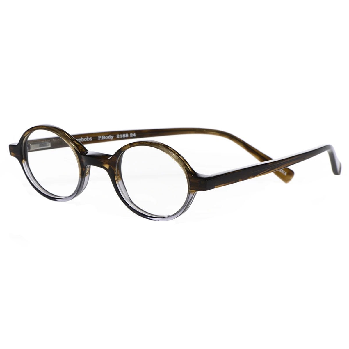 Eyebobs 218824 Unisex P.Body Round Frame Reading Glasses, +2.50