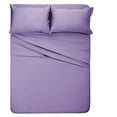 thumbnail image 1 of Customized Sheet Set For RV Camper King Size (72x80) Solid Lavender easy to fit in RV-mattress - 600 Thread Count 100% Cotton By The Great American Store, 1 of 3