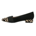 thumbnail image 3 of Easy Spirit Womens Casta Leopard Pointed Toe Block Heel Pumps Dress Pumps S, 3 of 5