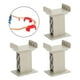 thumbnail image 4 of Muelles de puente de tren Accesorios de ferrocarril de madera Marcas compatibles Estilo A Gris, 4 of 8