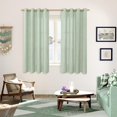 thumbnail image 2 of Cortinas YoungStex, lino, 160 x 160 cm, color verde salvia, 2 paneles, 2 of 9