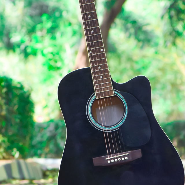 BRIGHTFUFU 4Ud Pegatinas Para Roseta De Sonido De Guitarra Acústica Con Curvo Y Fácil Aplicación