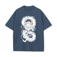 thumbnail image 5 of Ankishi Dragon Shirt Men Oversized Crewneck Mythology Chinese Dragon T-Shirt Funny Anime Graphic Tee Streetwear Dating, 5 of 9