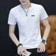thumbnail image 2 of Camiseta para hombre de alta calidad, estilo vintage, manga corta, suelta, con alfabeto, de verano, lisa, para hombre, 2 of 4