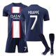 thumbnail image 1 of 21 / 22 París Saint - Germain tercera camiseta de visitante conjunto de ropa de entrenamiento para ropa de fútbol infantil 26, 1 of 2