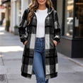 thumbnail image 4 of Tqcoqu Women's Zip Up Hoodies,Oversized Long Fleece Hooded Sweatshirts,Casual Jacket Coat with Pockets,Soft Comfy Full Zipper Trendy Hoodie for Fall Winter, 4 of 9