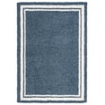thumbnail image 2 of SAFAVIEH Calico Stojan Geometric Polyester Shag Area Rug, Blue/Ivory, 9' x 12', 2 of 8