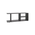 thumbnail image 3 of Black Entertainment Center, 17.8"H TV Stand with 4 Shelves and 4 Legs, 70-79 Inches MDF Solid Wood, 3 of 6