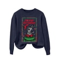 thumbnail image 6 of Danhjin Christmas Sweater Tops for Women Funny Print Oversized Crew Neck Long Sleeve Fall Winter Pullover Tunic Cute Shirts Fashion Comfy Soft Cozy Loungewear Outdoor Knitwear Blouses, 6 of 10