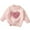 Pink, variant on Sweaters for Girls Kids Toddler Valentine's Day Heart Pattern Sweater Warm Cozy Knitted Top Thickened Pink 3 Years-4 Years