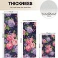 thumbnail image 4 of Pioneer Flower Floral Print Pattern Kitchen Rugs Sets Of 3,Kitchen Runner Rugs Non Skid Washable,Decorative Kitchen Floor Mats for Kitchen,Sink,Laundry,17"x30"+ 17"x47" + 17"x59", 4 of 6