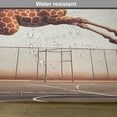 thumbnail image 5 of Ambesonne Basketball Place Mats Set of 4, Humor Funny Giraffe Dunk, Standard Size, Cinnamon Off White Green, 5 of 5