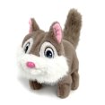 thumbnail image 2 of Oiur Electric Plush Squirrel Toy Interactive Jumping Movable Tail Squirrel Toy Toddlers Educational Baby Tummy Time Crawling Stuffed Animal Toy,Khaki, 2 of 8