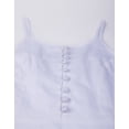 thumbnail image 4 of Moomaya Womens Solid Sleeveless Dress, Knee Length Cotton Dress, 4 of 8