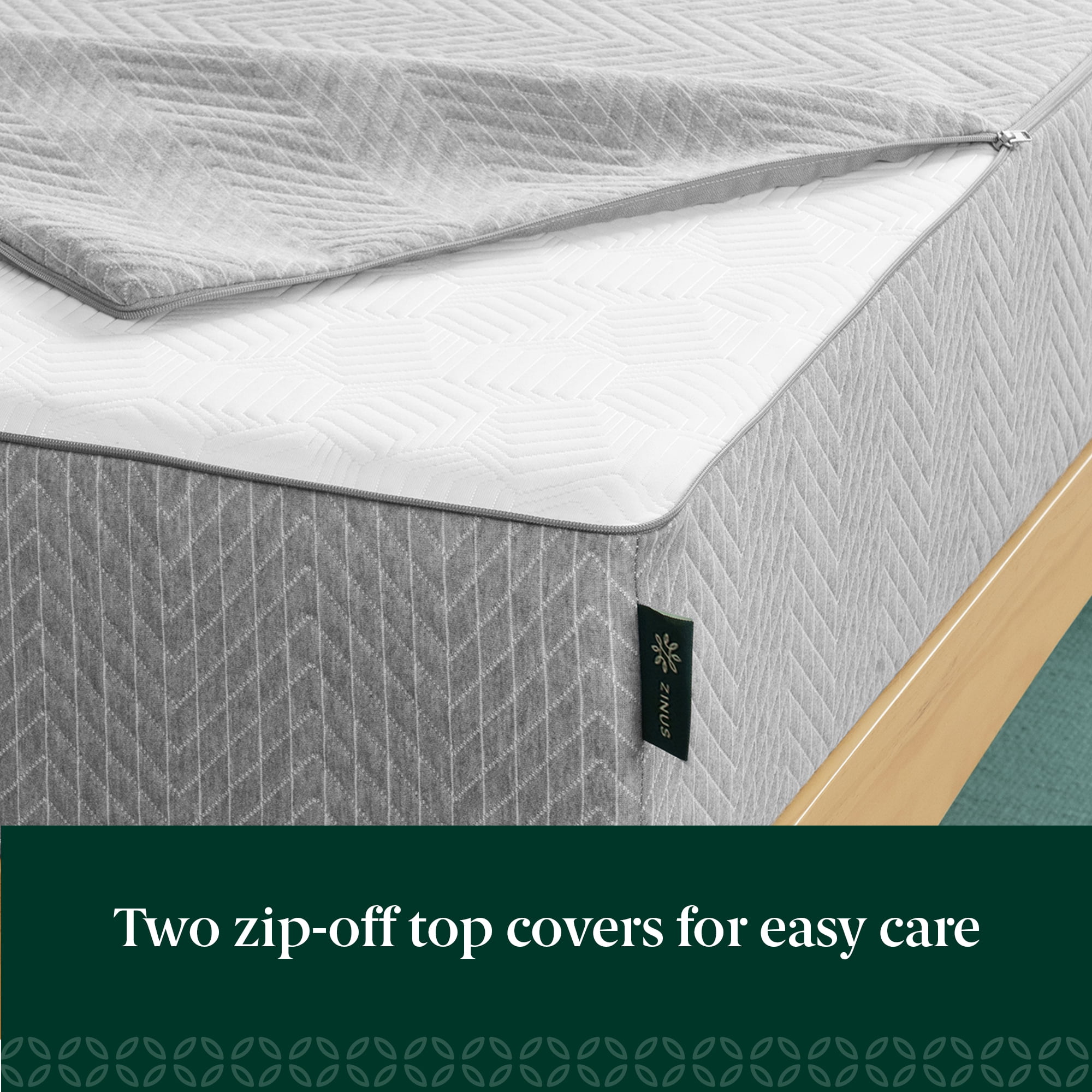 Zinus Slumber Pal 8" Foam Mattress with Waterproof Cover, Full