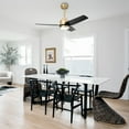 thumbnail image 6 of Vaczon 42" Modern Gold Dimmable Ceiling Fan DC Motor Indoor 3-Blade LED Ceiling Fan with Remote, 6 of 17