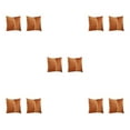 thumbnail image 2 of Justharion 2piece Update Space Sophisticated Sofa Home Decor Zippers Are Smooth chocolate 5Set, 2 of 6
