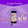 thumbnail image 2 of LLC Simulation Phone Study Toy Baby Kids Children Play Music Learning English Educational Cell Phone  Black  1 pcs, 2 of 10