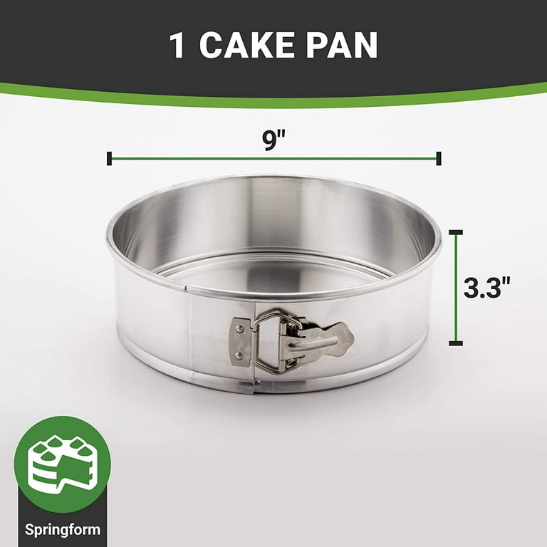 Choice 12 x 3 Natural Finish Aluminum Springform Cake Pan