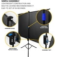 thumbnail image 3 of Kodak 100" Projector Screen with Stand, Portable 16:9 Projector Screen with Tripod Stand & Bag, 3 of 7