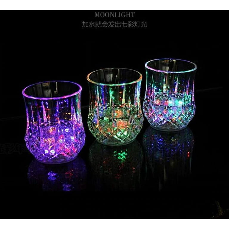 Wholesale Party Supplies Christmas Gift Customized 450ml 16oz Light Up  Flashing Plastic Straw Cup Double Wall Led Tumbler Glass for Party From  m.