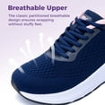 thumbnail image 5 of HI HATIDE Women's Wide Toe Box Orthopedic Walking Shoes with Arch Support for Plantar Fasciitis Foot Pain Relief Comfort, 5 of 11