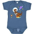 thumbnail image 3 of Inktastic Otter Space Cute Otter with Rocket Pack Boys or Girls Baby Bodysuit, 3 of 5