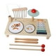 thumbnail image 2 of Instrumento de percusión infantil juguete de madera juguetes musicales kits de batería xilófono juguetes musicales para niños regalo, 2 of 9