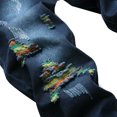 thumbnail image 5 of Zshosam Men's Slim Fit Stretch Ripped Straight Leg Jeans for Men Fashion Comfort Flex Waist Pants(Dark Blue,L), 5 of 5