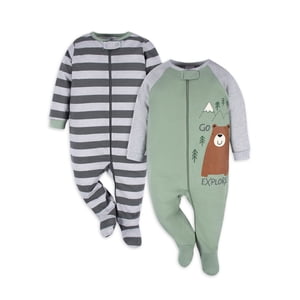 Gerber 2-Pack Baby Boy Sleep and Play Pajamas