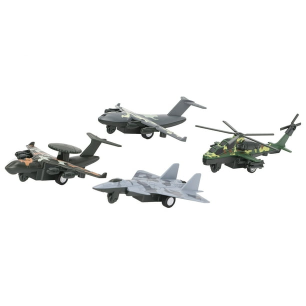 4pcs retiran el avión de Juguete para niños de Juguete Aleación de Aviones Simulados Modelo Modelo de Cumpeados Decoración de Regalos
