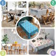 thumbnail image 4 of French Bulldog Rectangle Tablecloth 60"x84",Waterproof Polyester Rectangle Table Cloth, Wipeable Spillproof Polyester Tablecloth for Dining, Camping, Indoor and Outdoor, 4 of 5