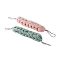 thumbnail image 1 of Shisuyan Bath Scrubber with Long Handle for Back Cleaning and Lotion Application 2 Pcs Assorted Color, 1 of 9