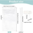 thumbnail image 3 of Women's Wedding Dress Zipper Replacement Adjustable Fit Satin Corset Kit Loops White Lace-up Back Kit with with Polyester Boning, 3 of 7