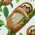 thumbnail image 6 of Cute Baby Sloth Bear Round Tablecloth with Elastic Fitted Table Cover Fitted Tablecloth for Banquet Birthday, 6 of 8
