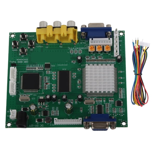 Placa conversora de vídeo RGB/CGA/EGA/YUV a VGA HD para juegos de arcade