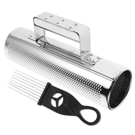 Raindrops 1 Set Stainless Steel Guiro Metal Guiro Shaker With Scraper Hand Held Percussion Instrument Percussion Instrument For Kids Music Education Tool