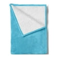 thumbnail image 2 of Abstract Soft Flannel Fleece Blanket, Illustration of Rhythmic Bicolored Star Look Modern Simplistic Vintage Elements, Cozy Plush for Indoor and Outdoor Use, 70" x 90", Aqua Sky Blue, by Ambesonne, 2 of 5