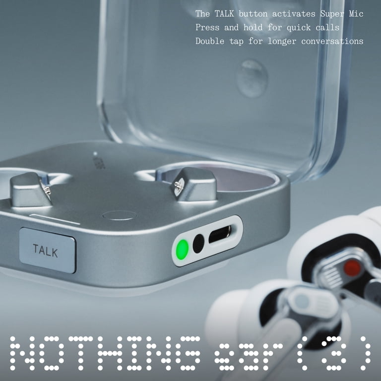 Nothing Ear (3) Wireless Earbuds Super Mic 45dB Hybrid Active