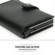 thumbnail image 4 of Cartera delgada de cuero de PU para hombre con bolsillo frontal y clip para billetes Carteras para tarjetas de crédito, 4 of 8