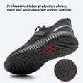 thumbnail image 3 of Zapatos de seguridad,Zapatos de seguridad con punta de acero Zapatos de protección laboral para hombres, mujeres, zapati Meterk Zapatos de seguridad, 3 of 7