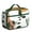 Dark-green, variant on Retro Insulated Lunch Box, Reusable Thermal Lunch Bag with Spill-Resistant Interior, Tribal Design & 8-Hour Cooling, Great for Work/Picnic/School