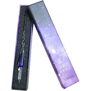 Xiaoyu Glass Dip Pen Vintage Handmade Glass Signature Pen Starry Sky Crystal Dip Sign Pen Gift Calligraphy Pen - C
