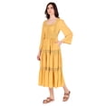 thumbnail image 2 of ThePirateDressing Women's Renaissance Medieval Tiered Dress with Bell Sleeves, 2 of 4