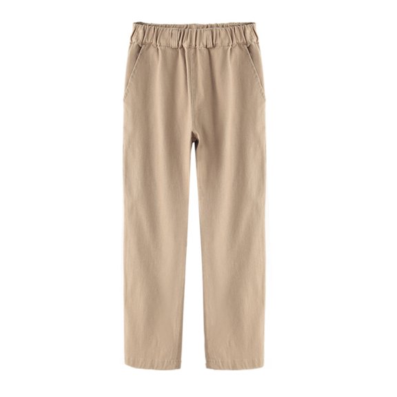 QUDDERR Kids Baby Girls Boys' Suit Pant Casual Elastic Waist Dressy Uniform Pants Youth Spring Fall Trousers Size 3-17 Years