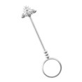 thumbnail image 3 of Bewildely Clip de anillo Manos libres Soporte de anillo ajustable Soporte de joyería de mano de latón universal, 17 mm, oro rosa encendedores plata 17 mm, 3 of 6